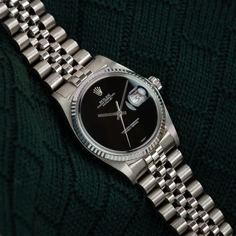 rolex datejust onyx replica|rolex datejust original.